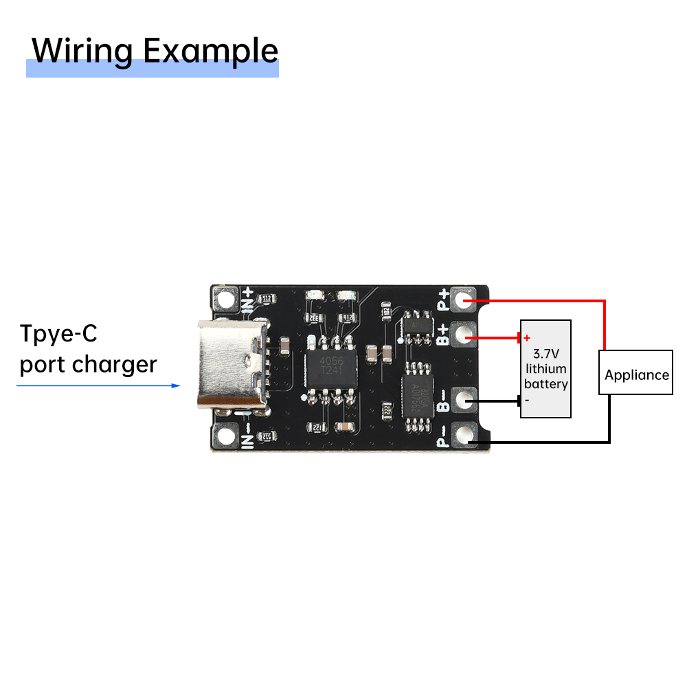 5pcs Type C DC 4-8V TP4056 Li- - Tp4056 Module 评论和价格