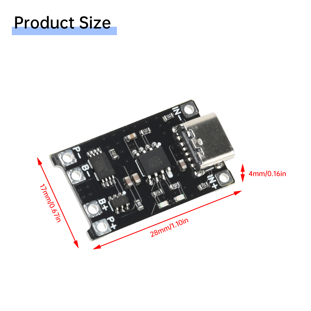 5pcs Type C DC 4-8V TP4056 Li- - Tp4056 Module 评论和价格