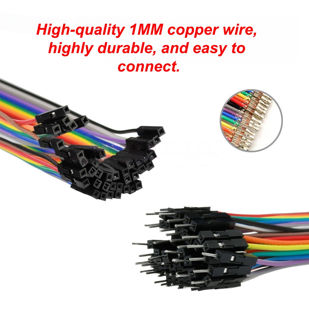 40P Dupont Line 10/15/20/30/40 - Jumper Wire Kit 评论和价格