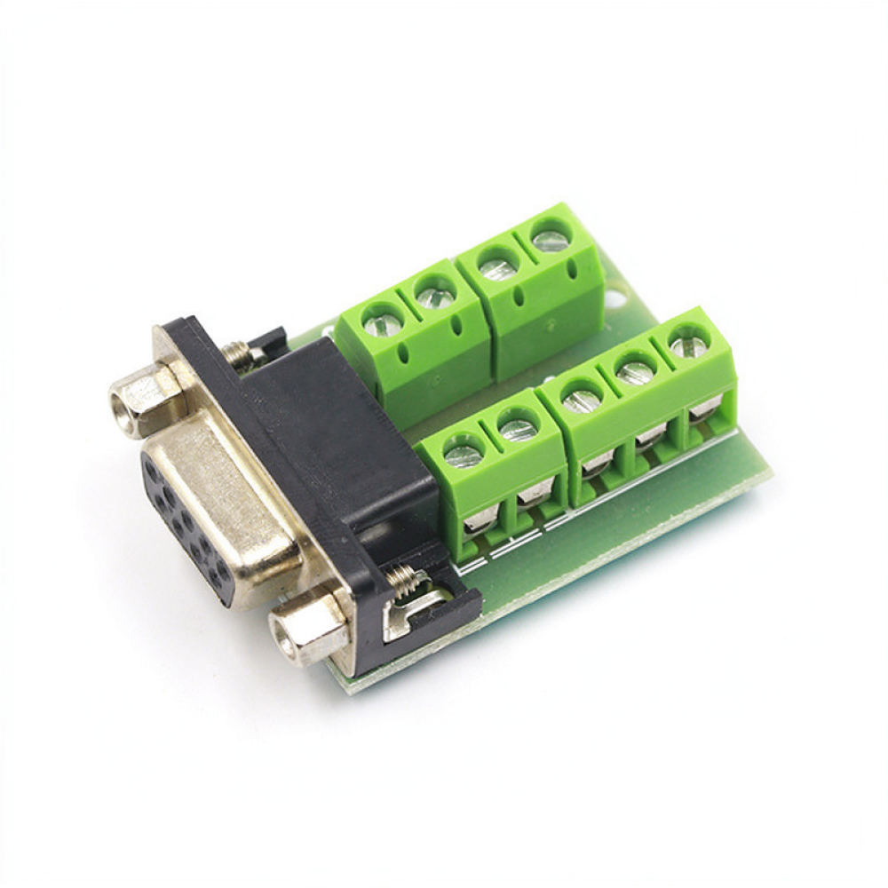 Solderless DB9 Connector For F - Screw Terminal Block 评论和价格