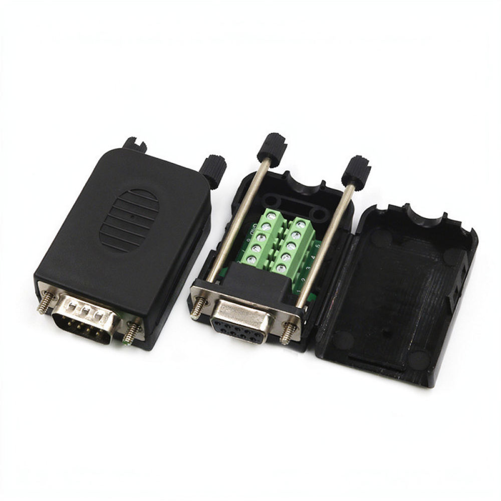 Solderless DB9 Connector For F - Screw Terminal Block 评论和价格