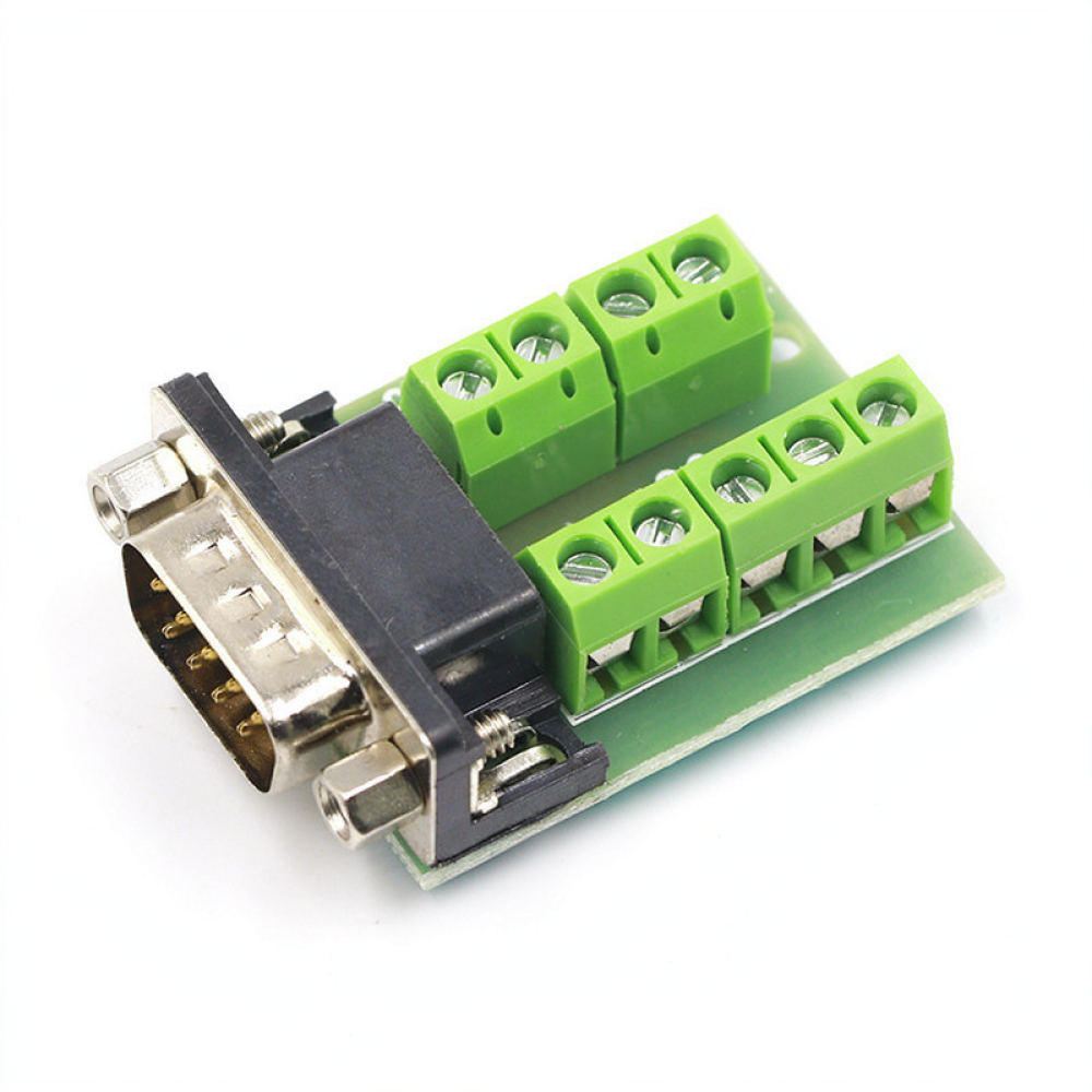 Solderless DB9 Connector For F - Screw Terminal Block 评论和价格