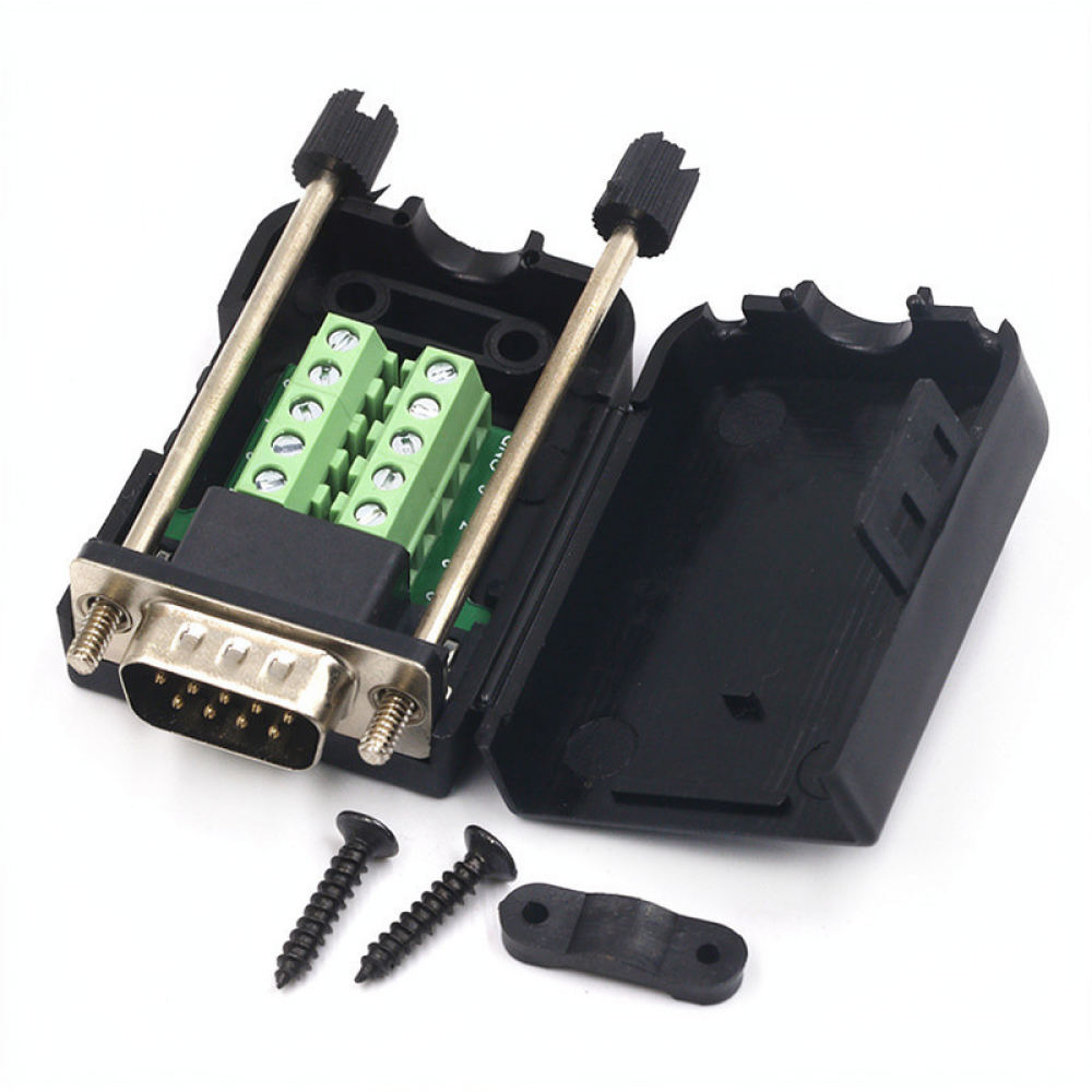 Solderless DB9 Connector For F - Screw Terminal Block 评论和价格