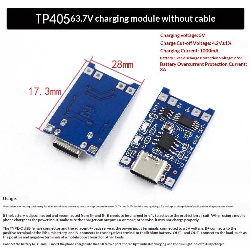2PCS 18650 TP4056 Lithium Batt - Tp4056 Module 评论和价格