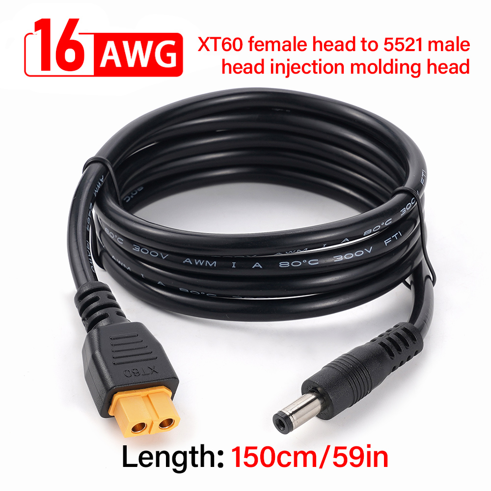 XT60 Female Connector To DC552 - Ipex Connector 评论和价格